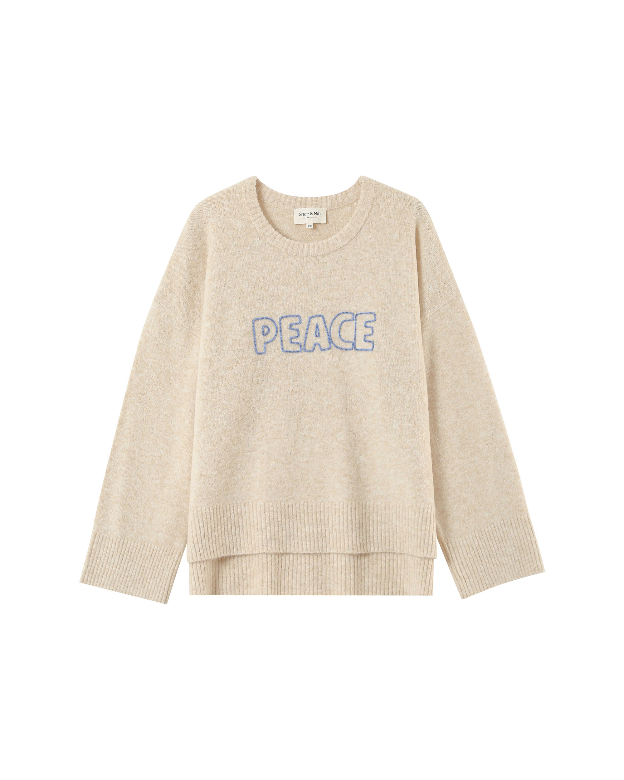 Message sweater beige Pacifico_12900