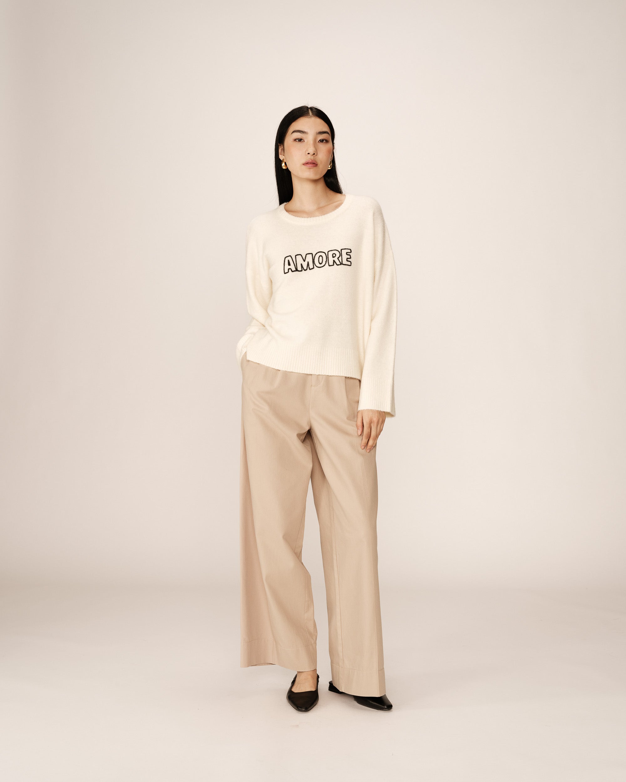 Message sweater ecru Pacifico_12900