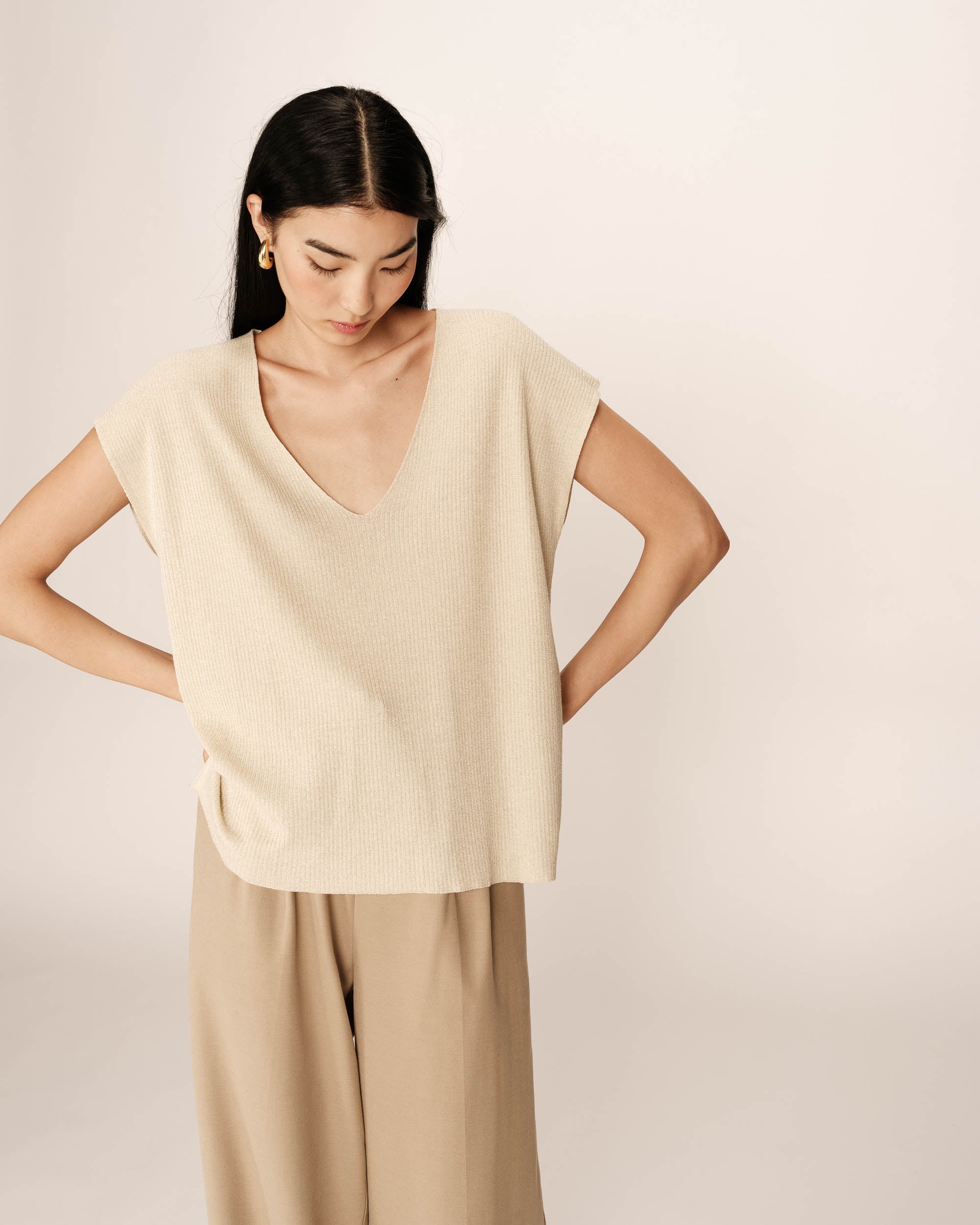 Lurex sweater gold Pacino_12876