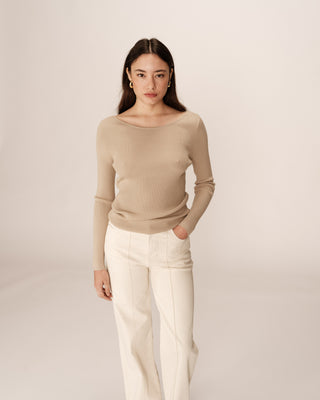 PULL BEIGE PACOME