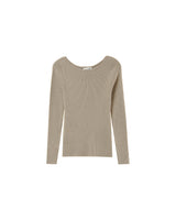 Fine knit sweater beige Pacome_12868