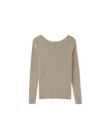 Fine knit sweater beige Pacome_12868