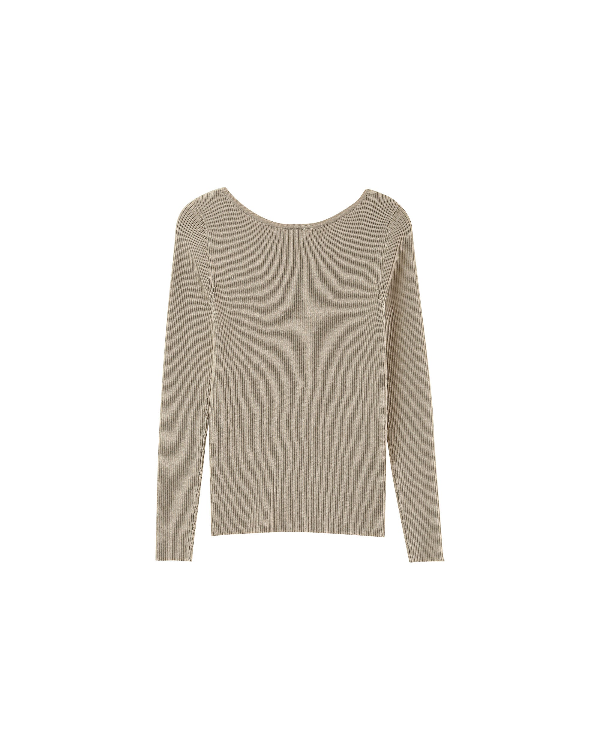 Fine knit sweater beige Pacome_12868