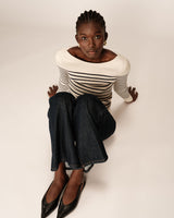 Fine knit sweater navy Pacome_12868