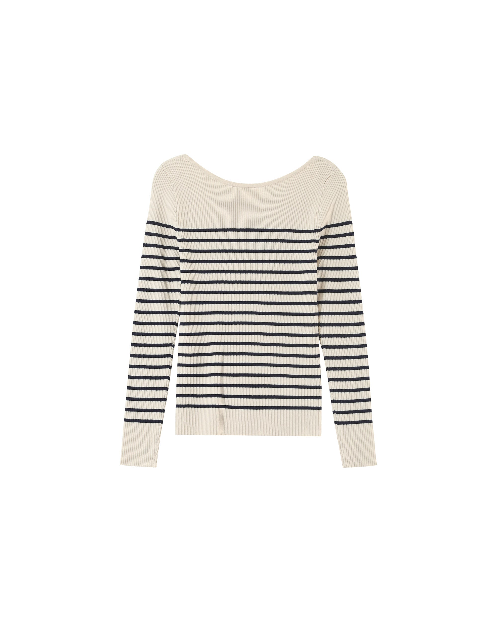 Fine knit sweater navy Pacome_12868