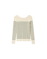 Fine knit sweater green Pacome_12868