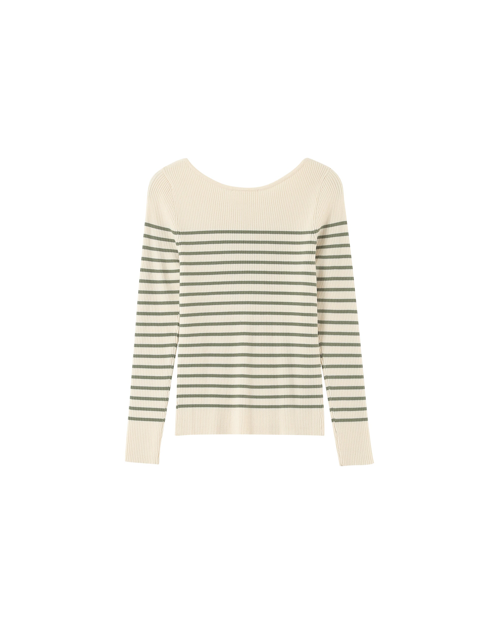 Fine knit sweater green Pacome_12868