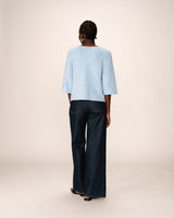 Wool and mohair sweater sky Paco_13165