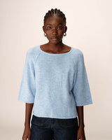 Wool and mohair sweater sky Paco_13165