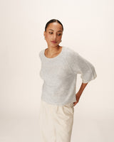 Wool and mohair sweater gray Paco_13165