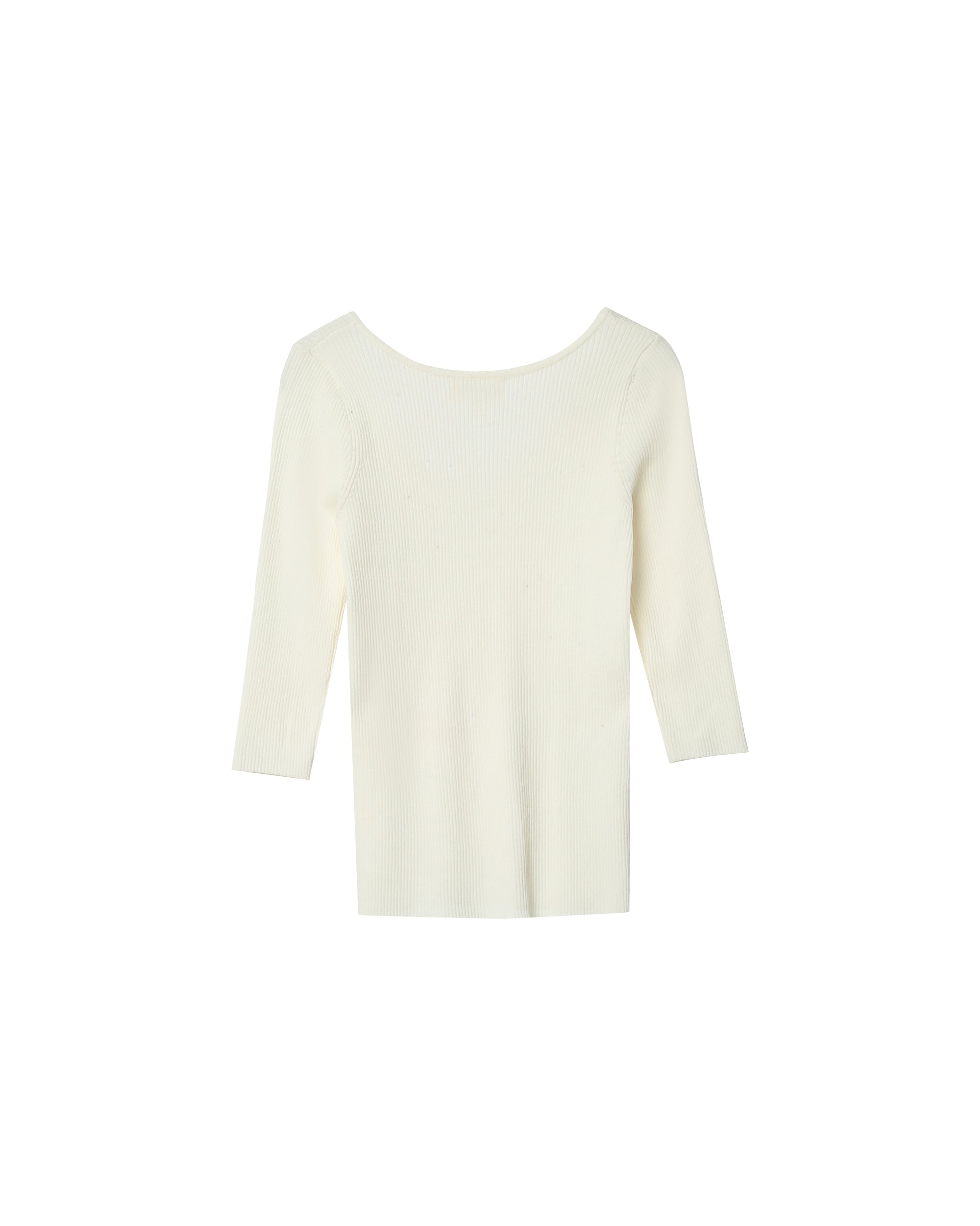 3/4 sleeve sweater ecru Paige_12867