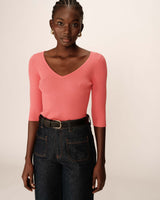 3/4 sleeve sweater pink Paige_12867