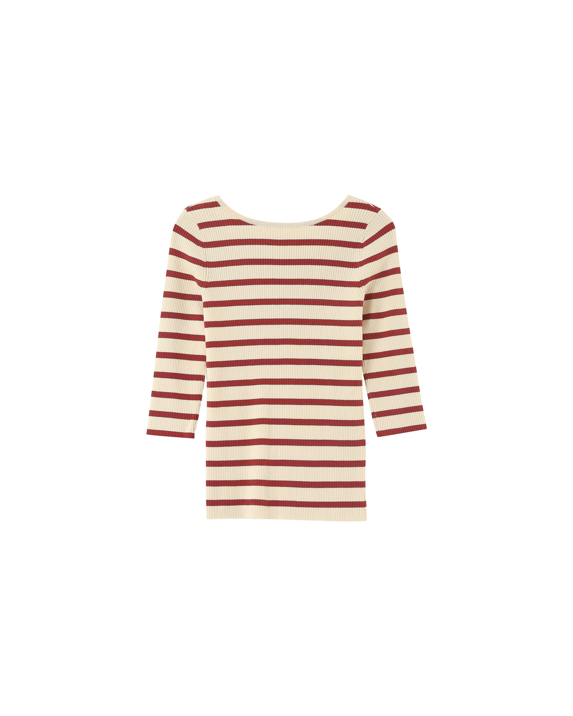 3/4 sleeve sweater terracotta Paige_12867