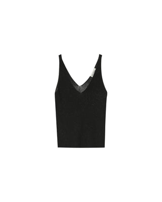 TOP NOIR PAILLETTE