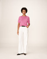 Straight knit sweater pink Palermo_13177