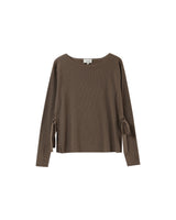 Tie-detail sweater khaki Palmer_12878