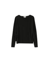 Tie-detail sweater black Palmer_12878