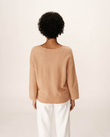 3/4 sleeve sweater camel Paltrow_12902