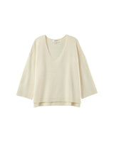 3/4 sleeve sweater ecru Paltrow_12902