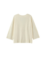 3/4 sleeve sweater ecru Paltrow_12902