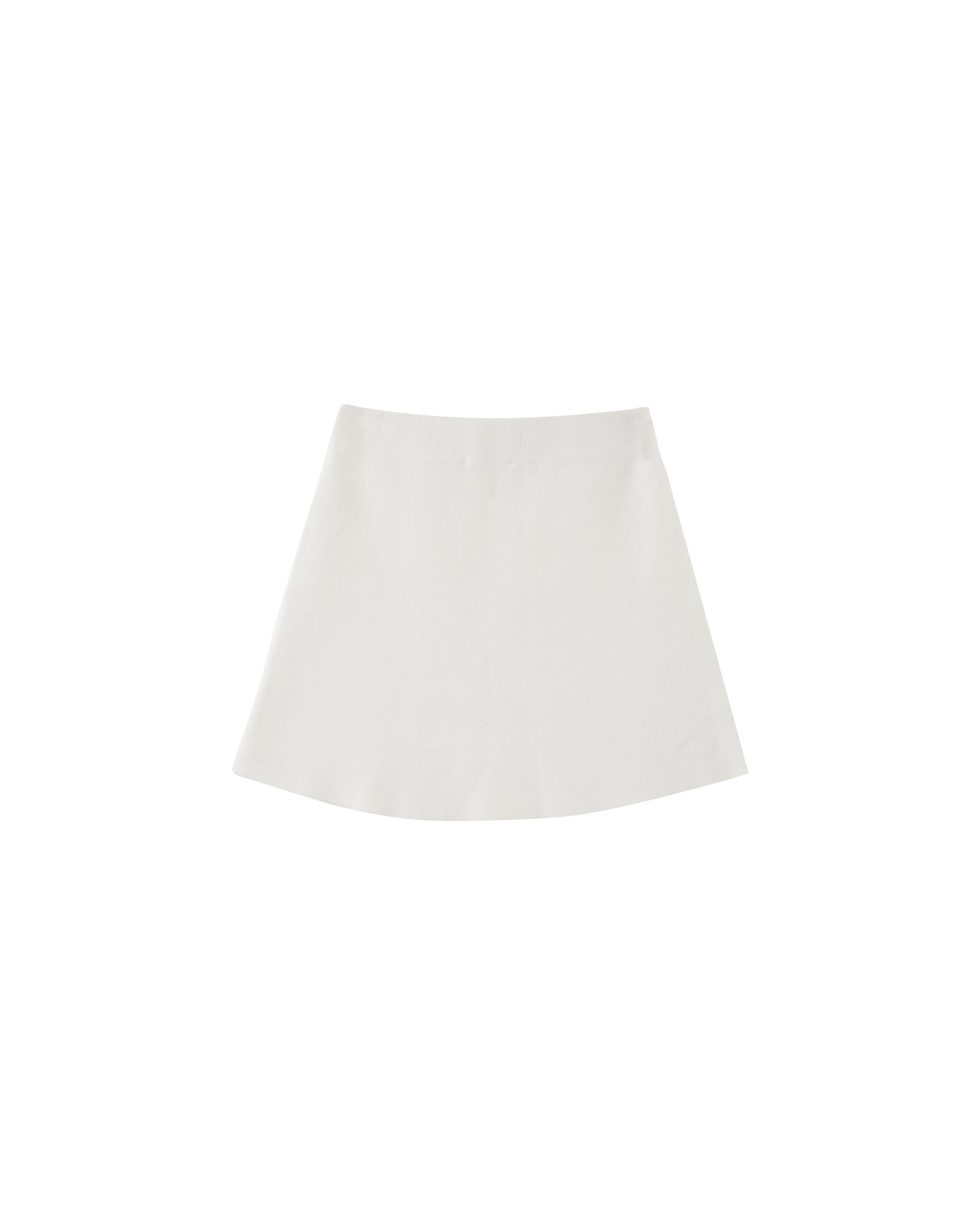Short a-line skirt ecru Pamela_12906
