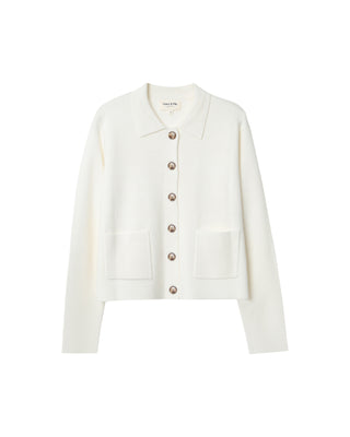 CARDIGAN ECRU PAM
