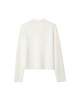 Cardigan maille fine ecru Pam