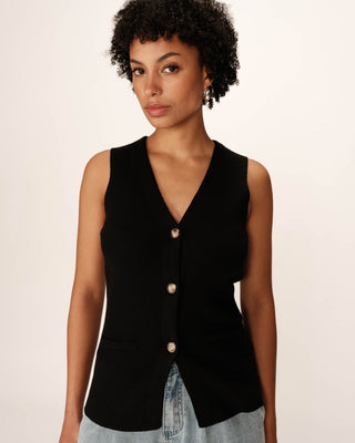 GILET NOIR PANAMA