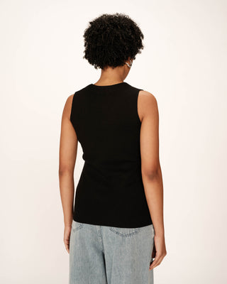 GILET NOIR PANAMA