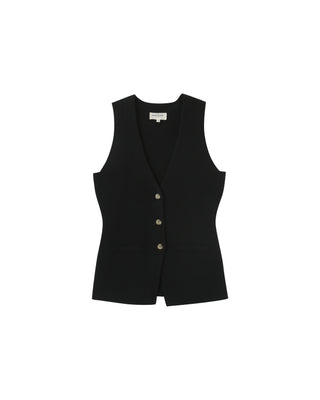 GILET NOIR PANAMA