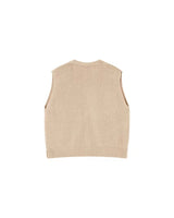 Knit cardigan ecru Pancake