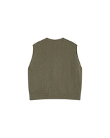 Knit cardigan khaki Pancake