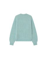 Wool and alpaca cardigan aqua Panettone