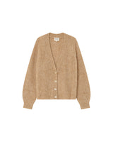 Wool and alpaca cardigan sand Panettone