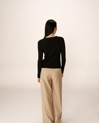 CARDIGAN NOIR PANINO