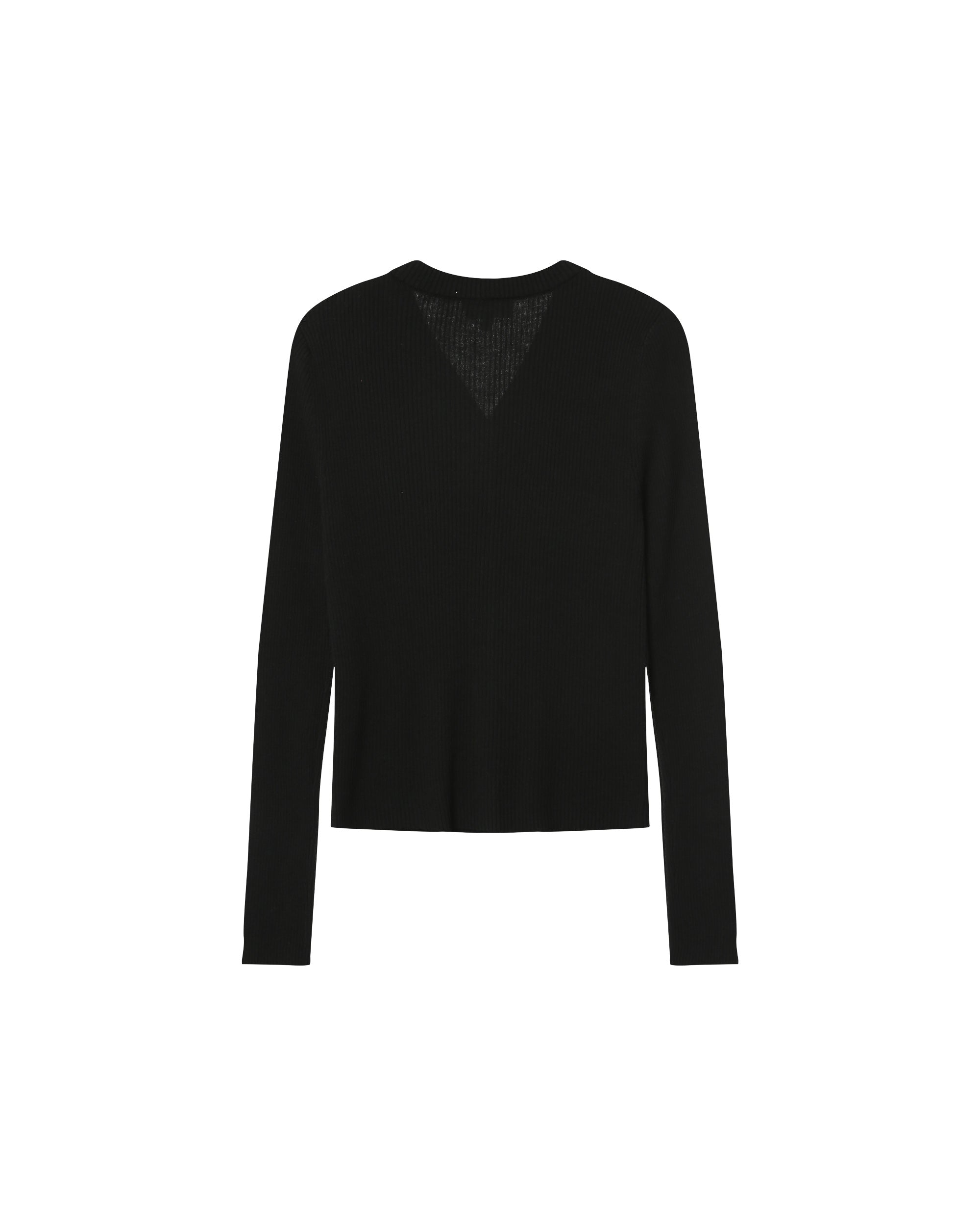 Cardigan fine maille noir Panino