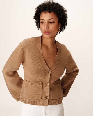 CARDIGAN CAMEL PAOLINO