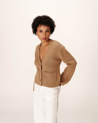 CARDIGAN CAMEL PAOLINO