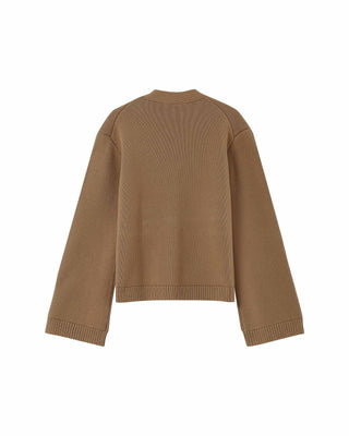 CARDIGAN CAMEL PAOLINO