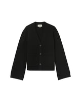 Cardigan en maille noir Paolino