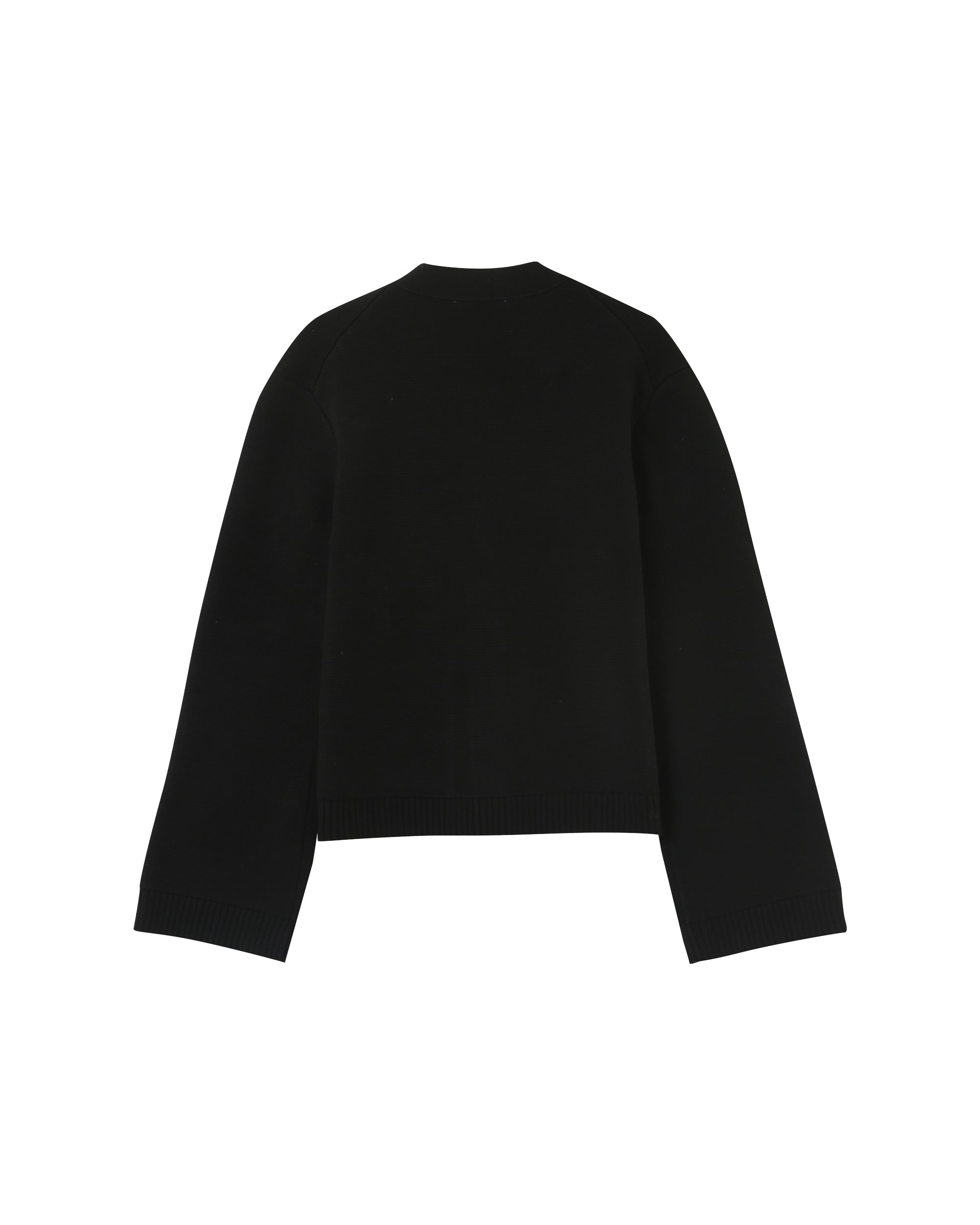 Cardigan en maille noir Paolino