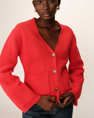 CARDIGAN ROUGE PAOLINO