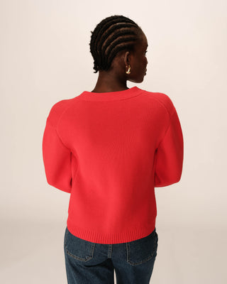 CARDIGAN ROUGE PAOLINO