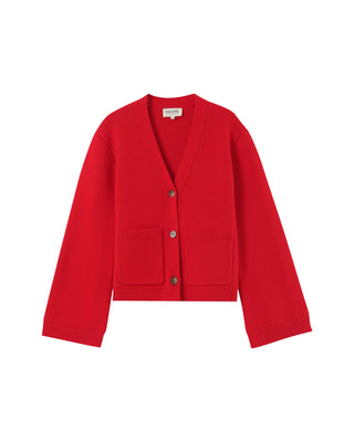 CARDIGAN ROUGE PAOLINO