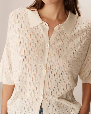 CARDIGAN ECRU PAO