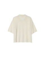 Openwork cardigan ecru Pao