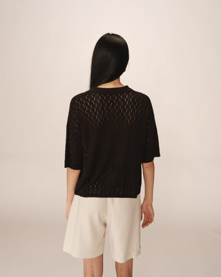 CARDIGAN NOIR PAO
