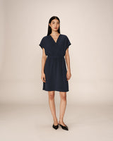 Sleeveless short dress marine Papaye_13190