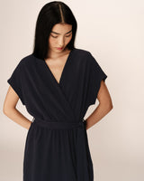 Sleeveless short dress marine Papaye_13190