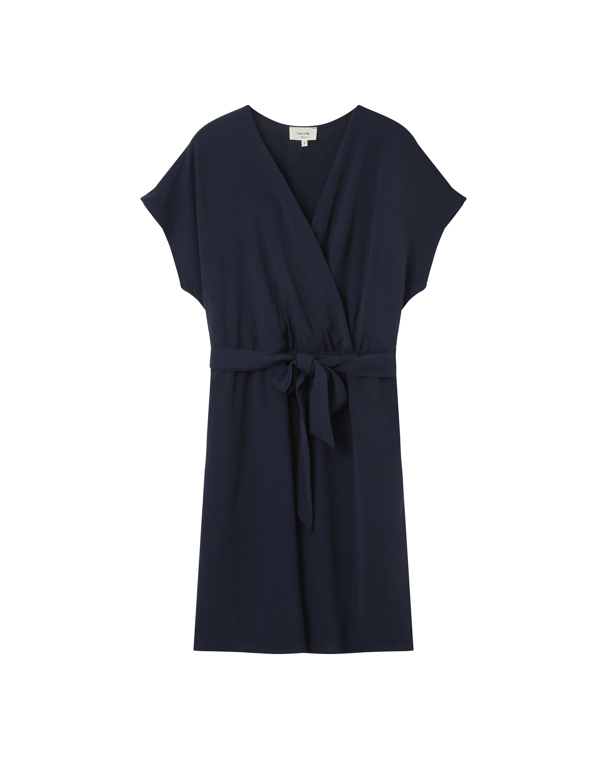 Sleeveless short dress marine Papaye_13190